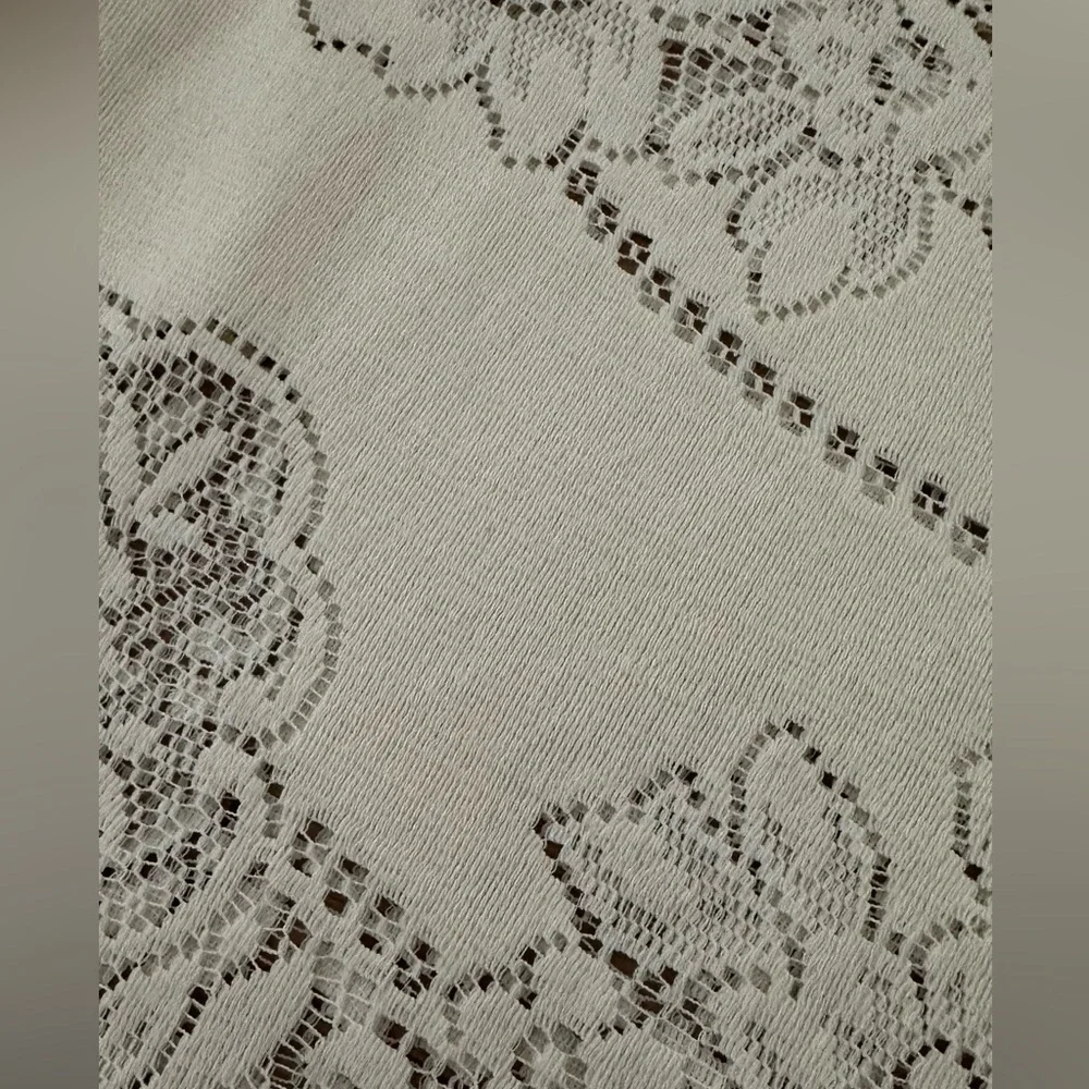 Vintage 60’s 70’s crochet lace boho bell sleeve dress - Picture 3 of 16